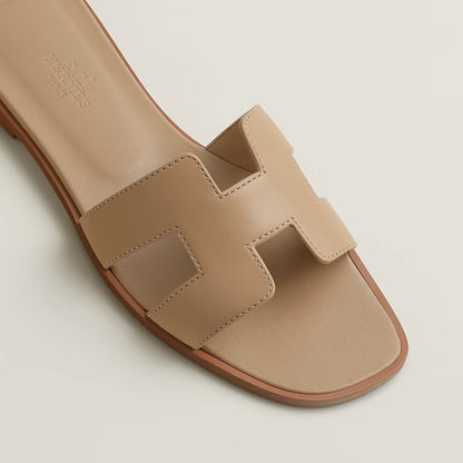 Van Wijnen Mode | Platte H-band Sandalen Voor Dames