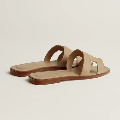 Van Wijnen Mode | Platte H-band Sandalen Voor Dames