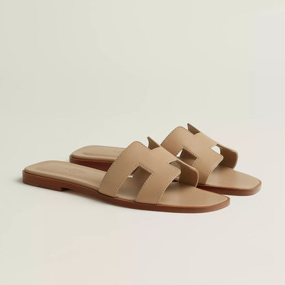 Van Wijnen Mode | Platte H-band Sandalen Voor Dames