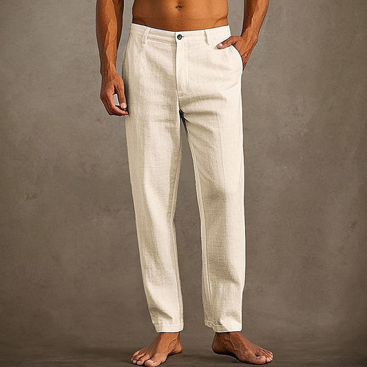 Van Wijnen Mode | Stijlvolle Linnen Pantalon voor Heren